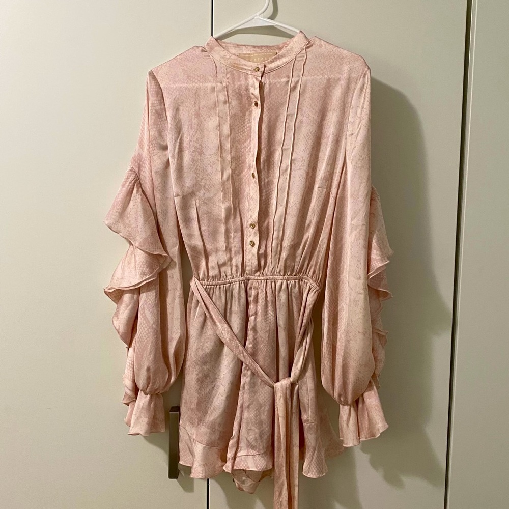 Keepsake pearl long sleeve playsuit (like new!)
